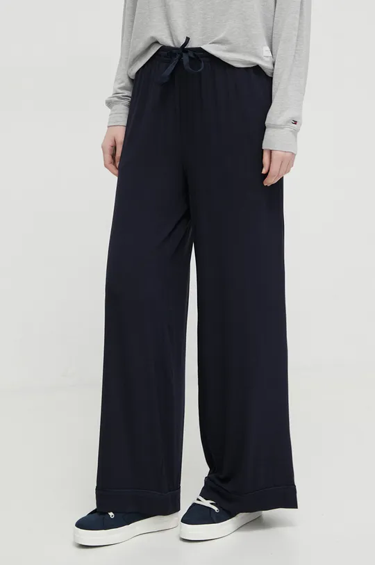 mornarsko plava Homewear hlače Tommy Hilfiger Ženski