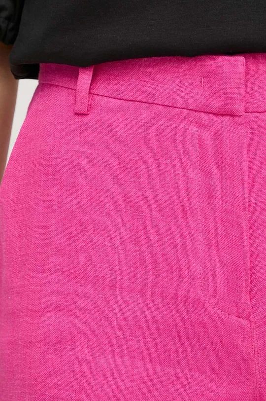 ροζ Λινό παντελόνι Weekend Max Mara