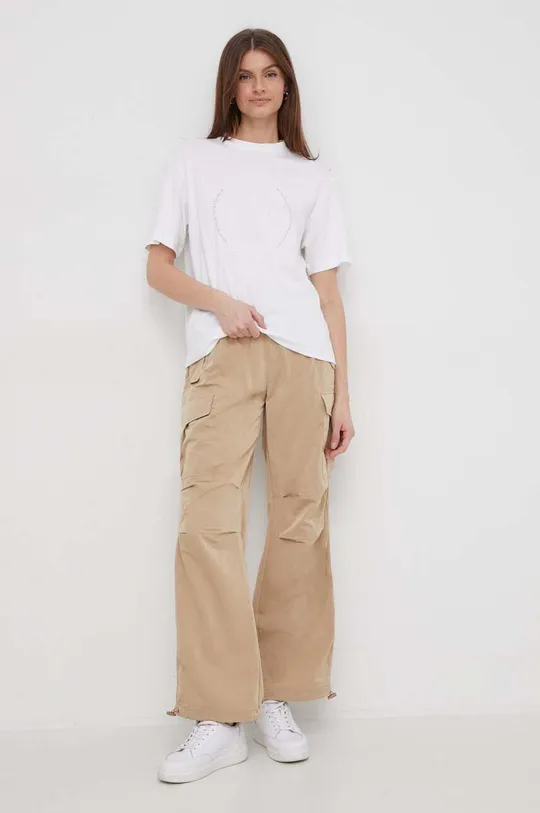 Sisley pantaloni beige