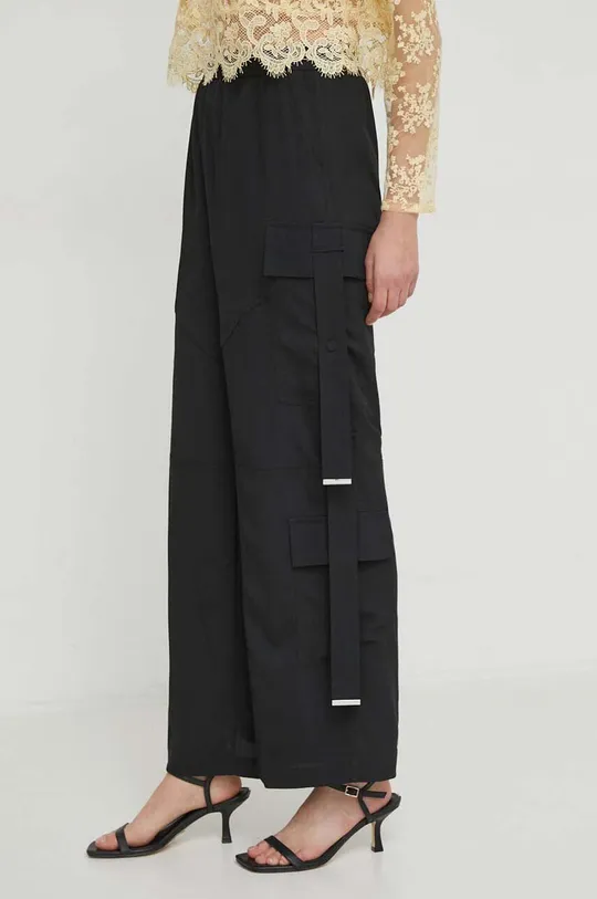 μαύρο Παντελόνι Sisley Γυναικεία