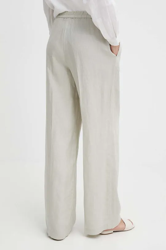 Λινό παντελόνι Sisley 100% Λινάρι