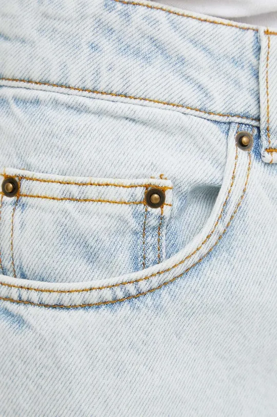 μπλε Τζιν παντελόνι American Vintage 5 POCHES LE DROIT LONG TAILLE