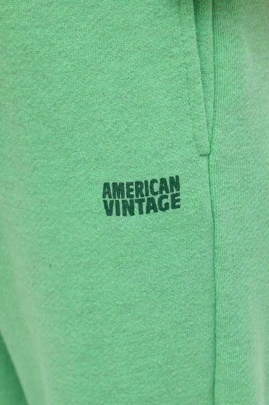 зелёный Спортивные штаны American Vintage