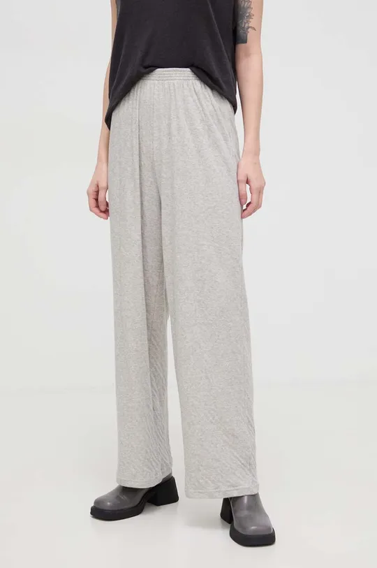 grigio American Vintage pantaloni da jogging in cotone Donna