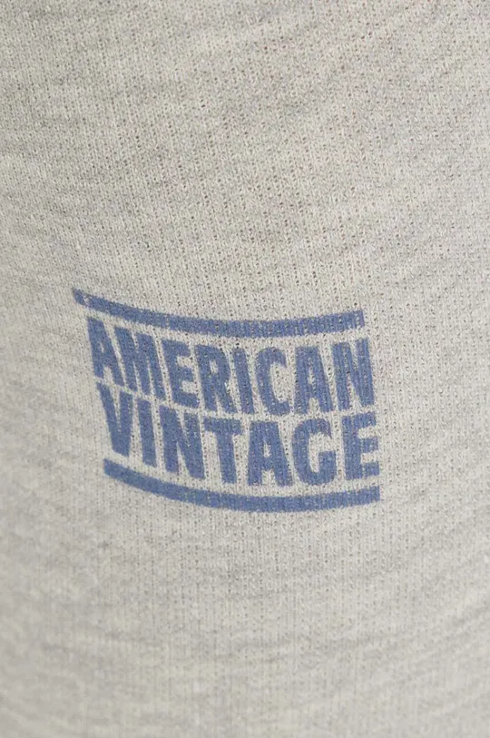 szary American Vintage spodnie dresowe  JOGGING
