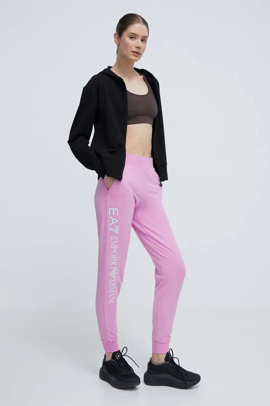 EA7 Emporio Armani joggers rosa
