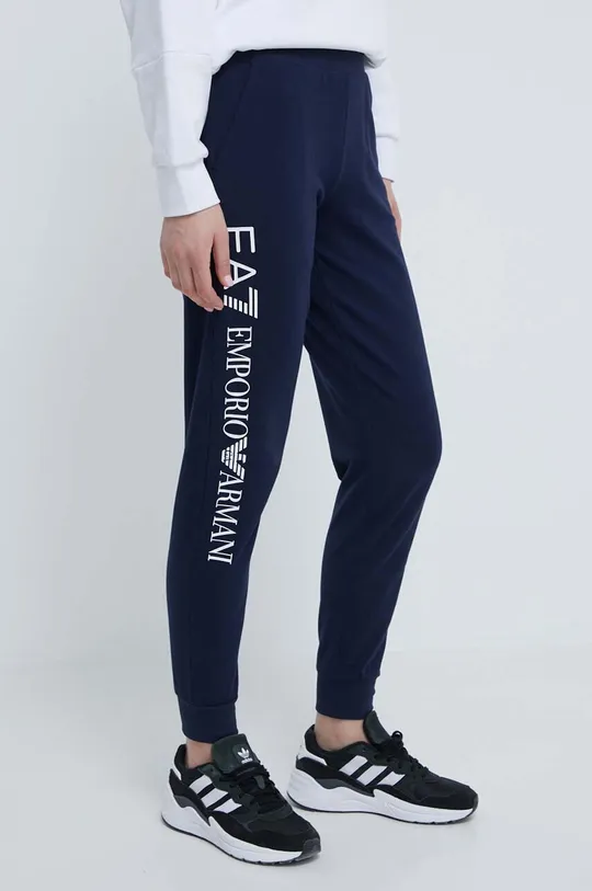 темно-синій Спортивні штани EA7 Emporio Armani Жіночий