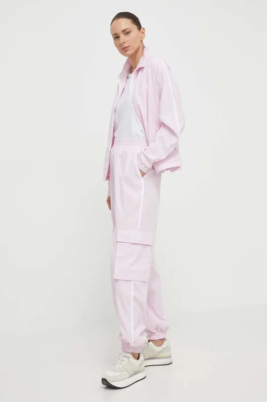 Παντελόνι φόρμας Guess ARLETH ροζ