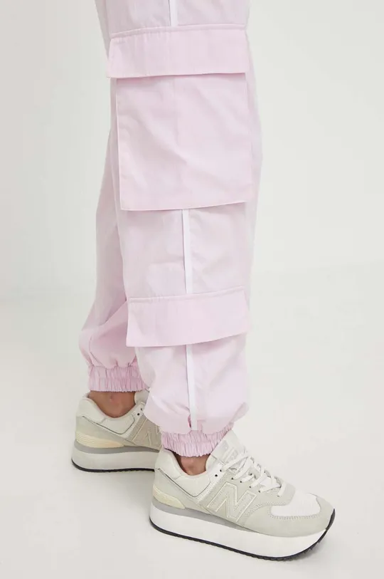 różowy Guess spodnie dresowe ARLETH