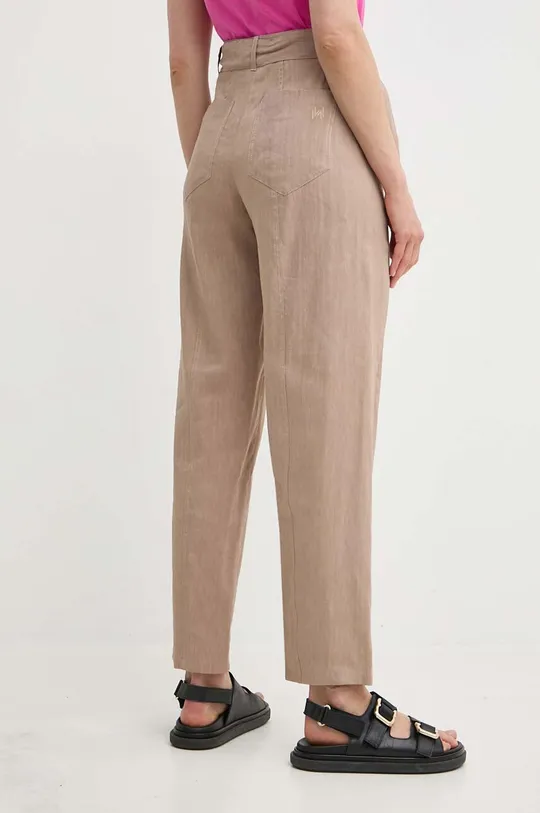 Marella pantaloni in lino 61% Lino, 37% Viscosa, 2% Elastam
