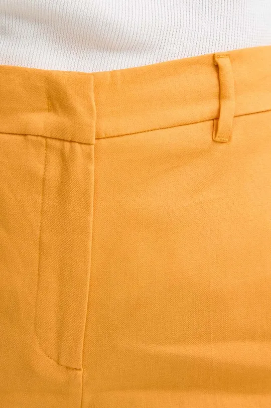 pomarańczowy Marella spodnie lniane
