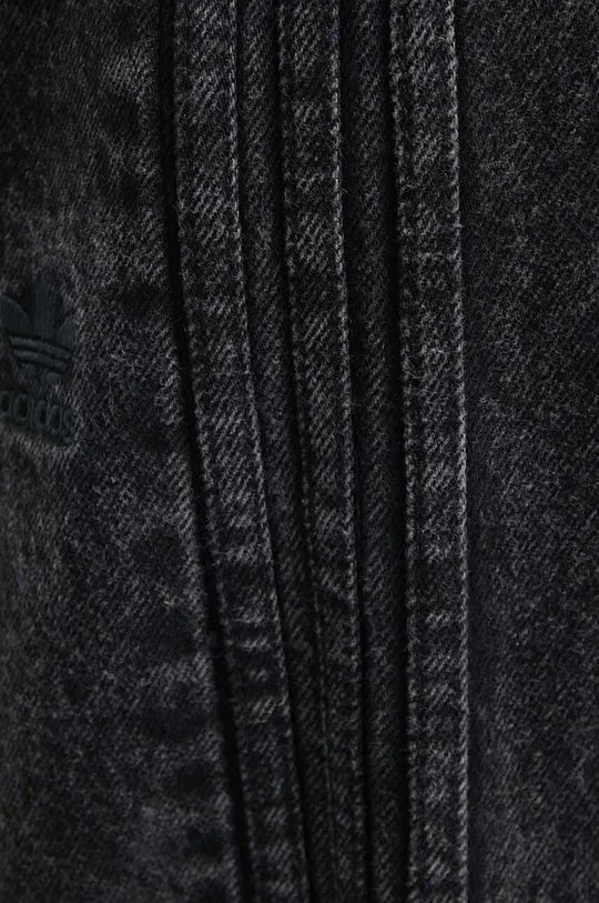 czarny adidas Originals jeansy