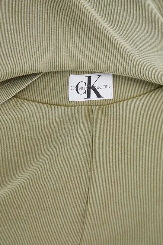 zielony Calvin Klein Jeans spodnie