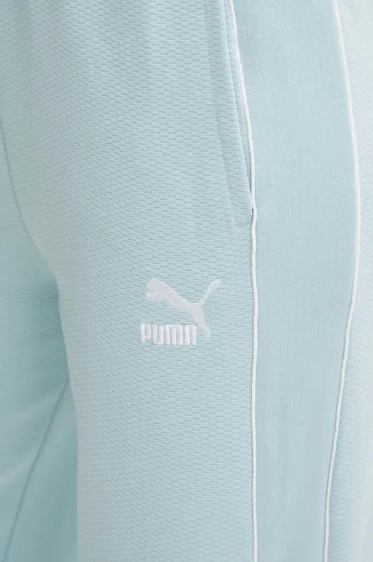 niebieski Puma spodnie dresowe T7 High Waist Pant