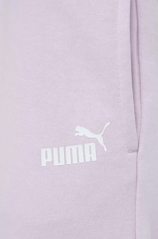 fioletowy Puma spodnie dresowe