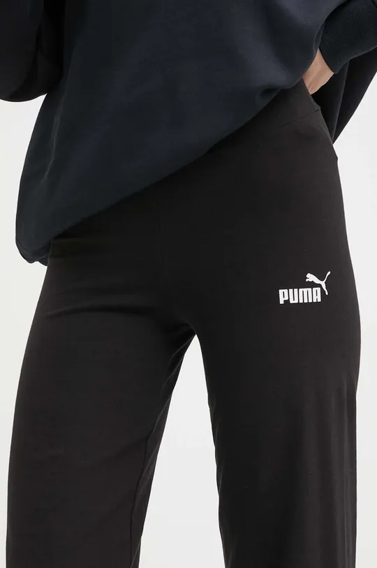 czarny Puma spodnie dresowe