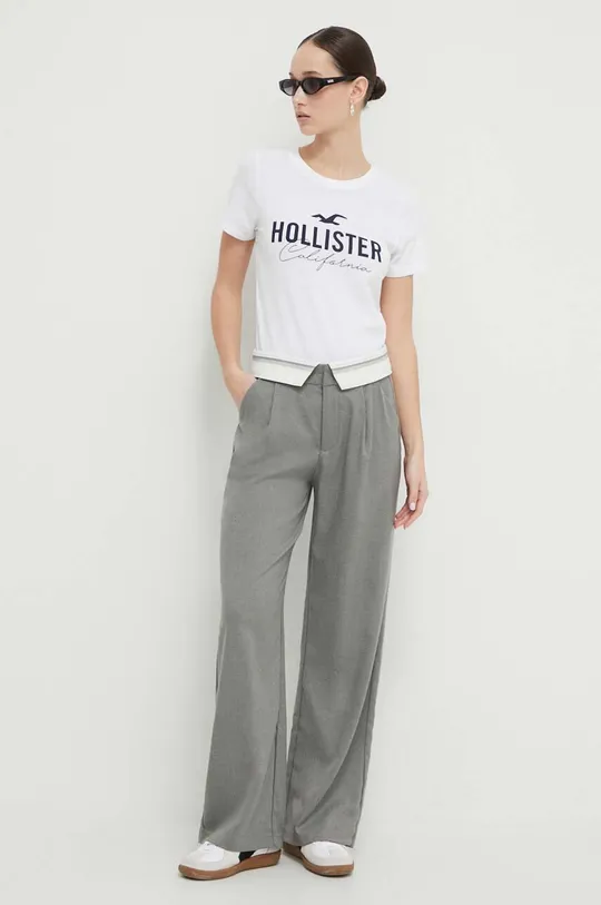 Παντελόνι Hollister Co. γκρί