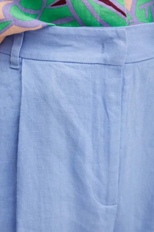 блакитний Льняні штани MAX&Co.