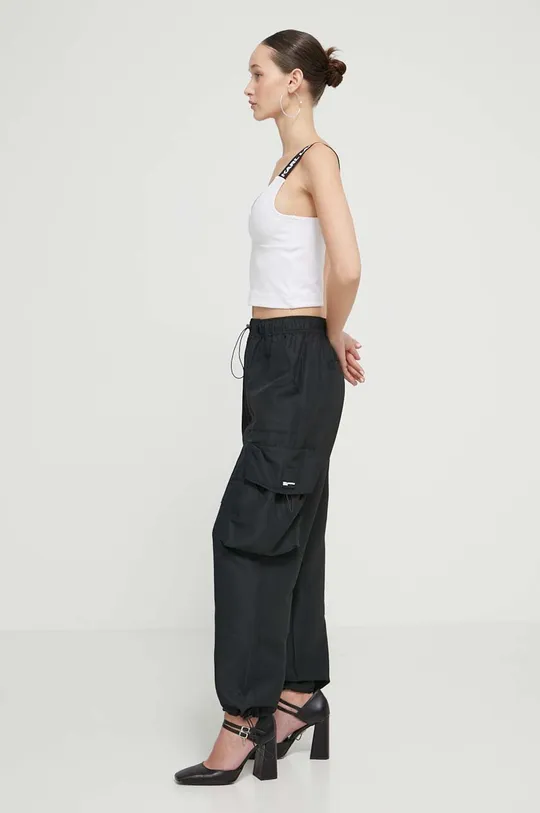 czarny Karl Lagerfeld Jeans spodnie dresowe Damski