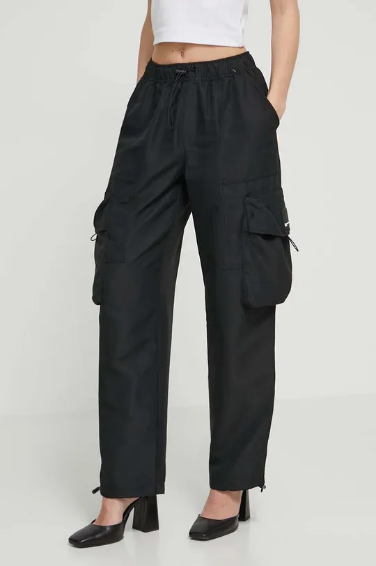 Παντελόνι φόρμας Karl Lagerfeld Jeans μαύρο