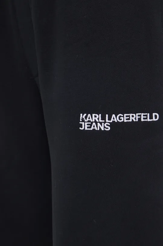 črna Spodnji del trenirke Karl Lagerfeld Jeans