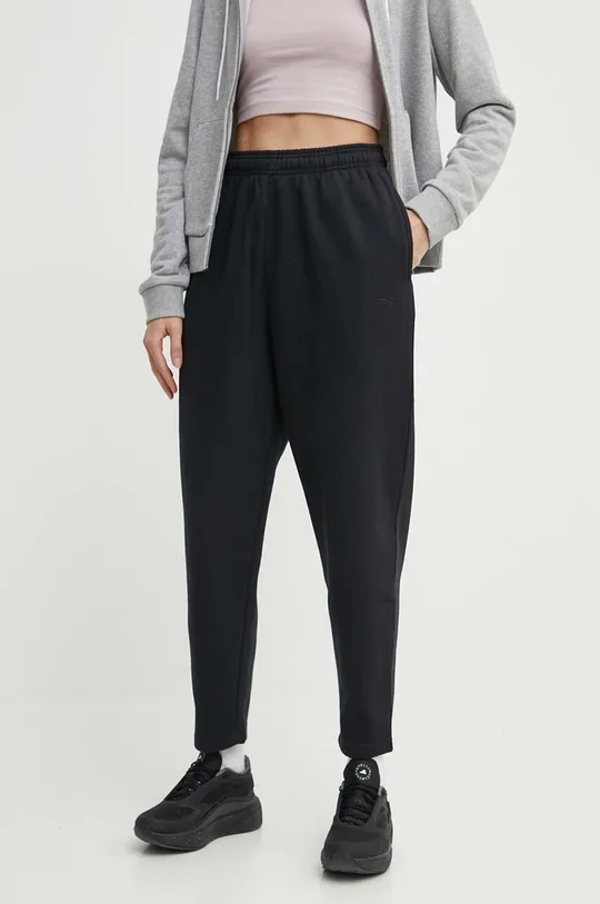nero Reebok joggers LUX Collection Donna