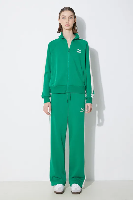 Спортивні штани Puma ICONIC T7 зелений