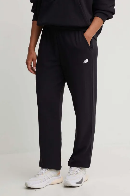 μαύρο Παντελόνι φόρμας New Balance Sport Essentials Γυναικεία