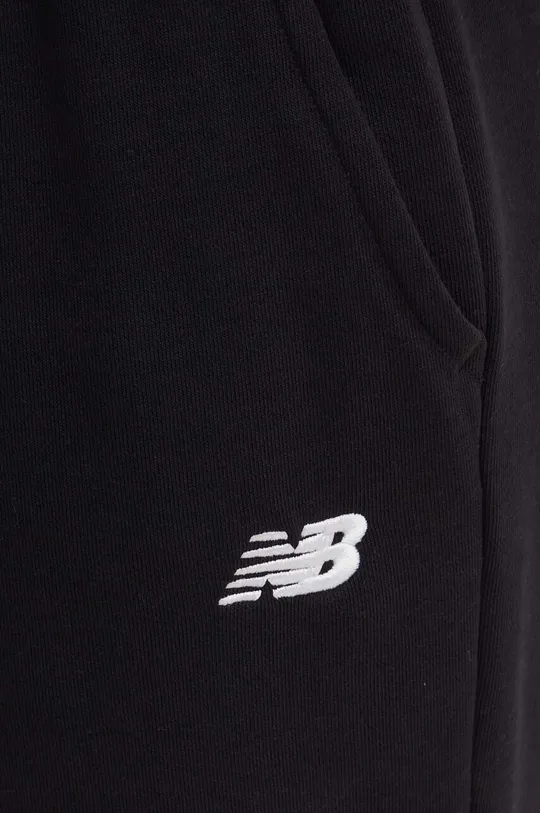 czarny New Balance spodnie dresowe Sport Essentials