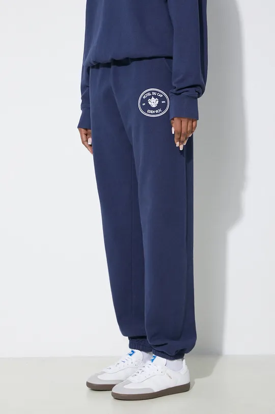 granatowy Sporty & Rich spodnie dresowe bawełniane Eden Crest Sweatpants