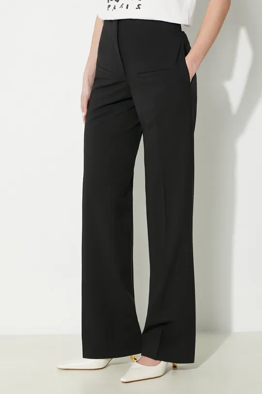 black JW Anderson wool trousers Front Pocket Straight Trousers Women’s
