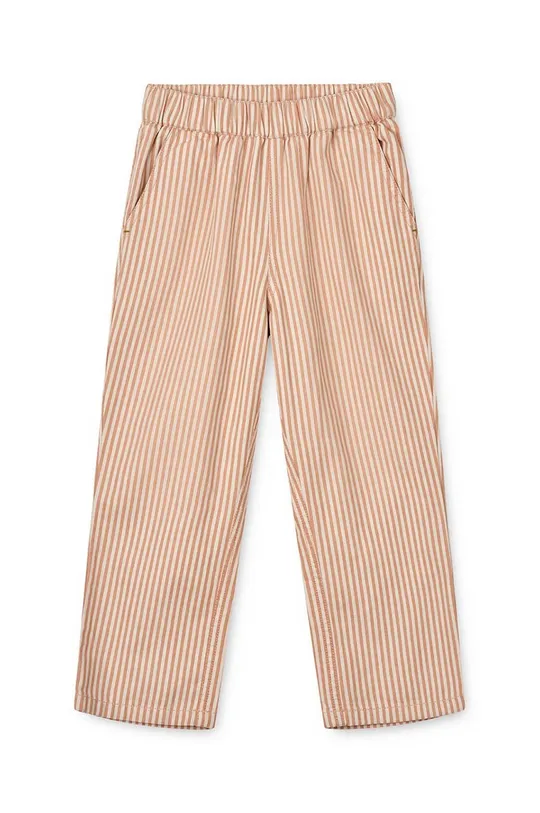 Παιδικό παντελόνι Liewood Harald Stripe Pants ροζ