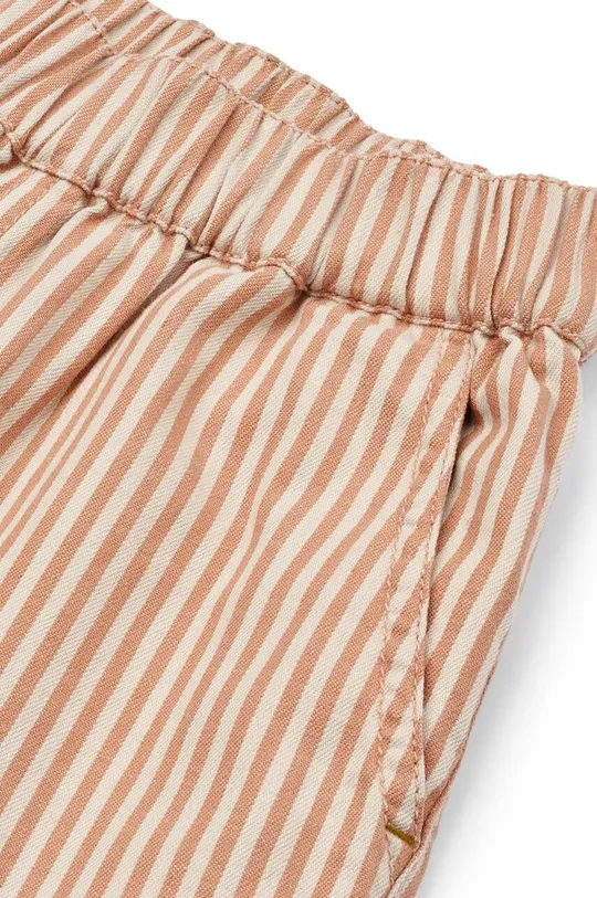 różowy Liewood spodnie dziecięce Harald Stripe Pants