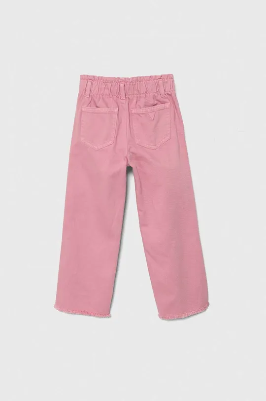 Guess jeansy dziecięce różowy