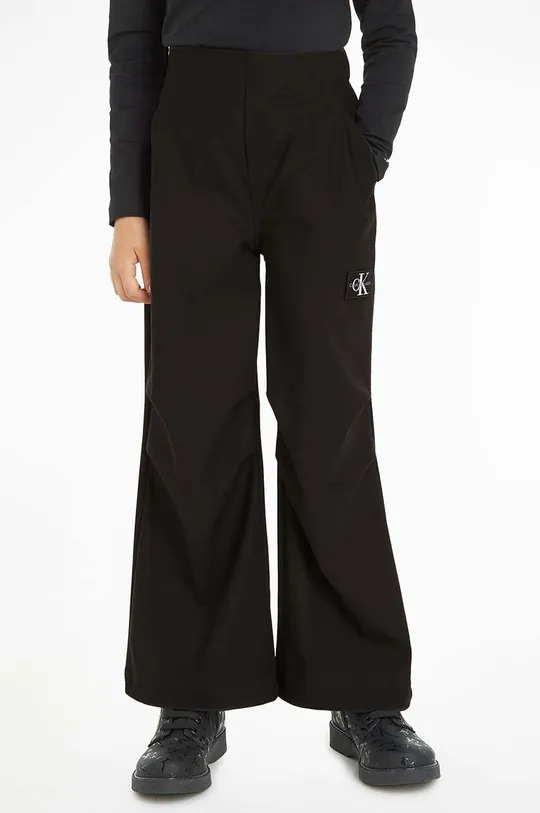 чорний Дитячі штани Calvin Klein Jeans Для дівчаток