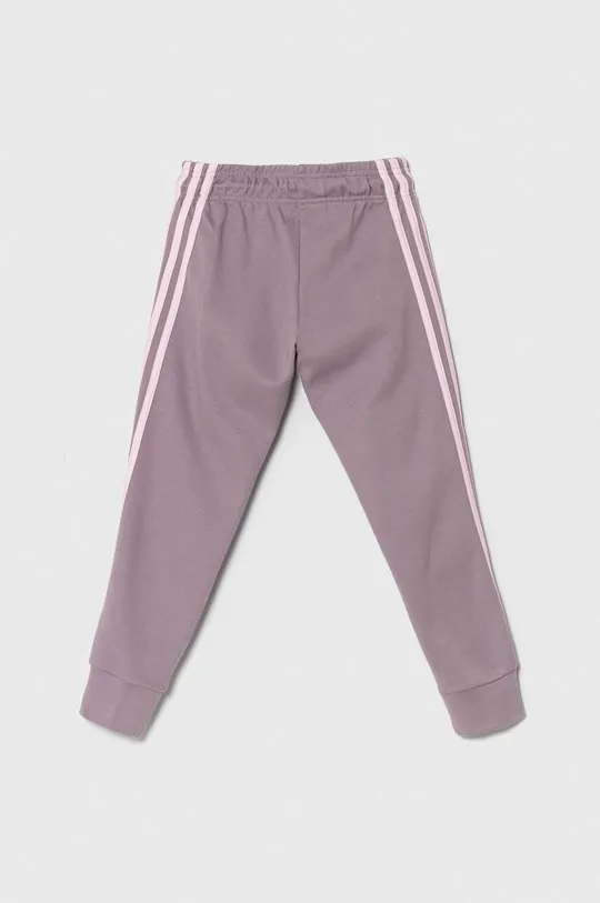 Детские спортивные штаны adidas фиолетовой