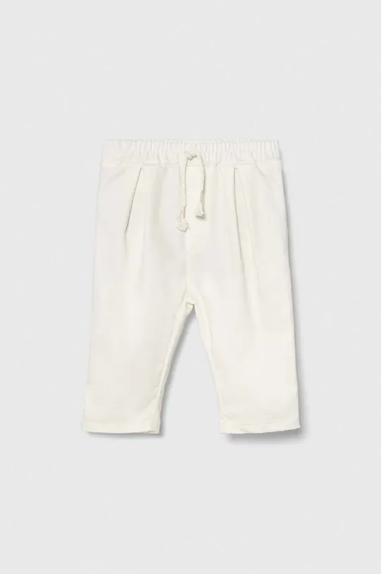 biały United Colors of Benetton spodnie niemowlęce Dziewczęcy