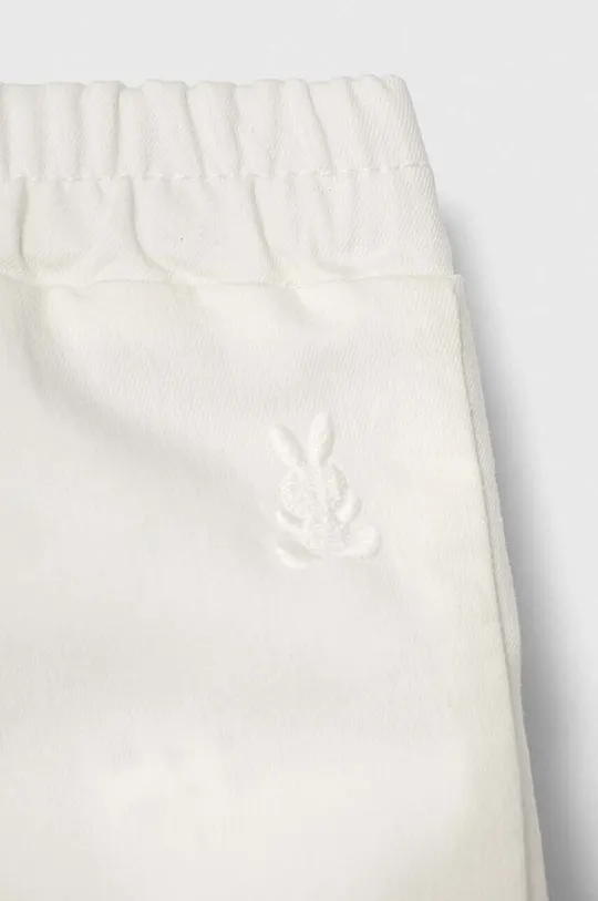 biały United Colors of Benetton spodnie niemowlęce
