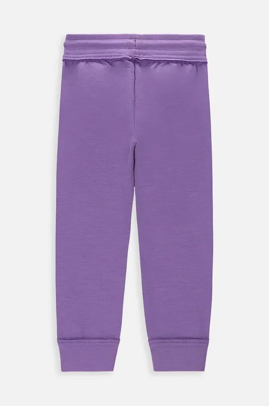 Дитячі спортивні штани Coccodrillo фіолетовий