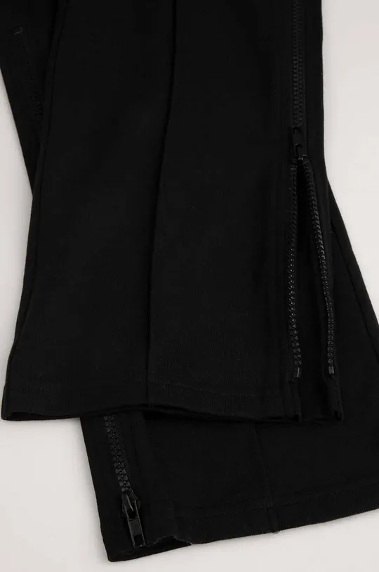 μαύρο Παιδικό βαμβακερό παντελόνι Coccodrillo