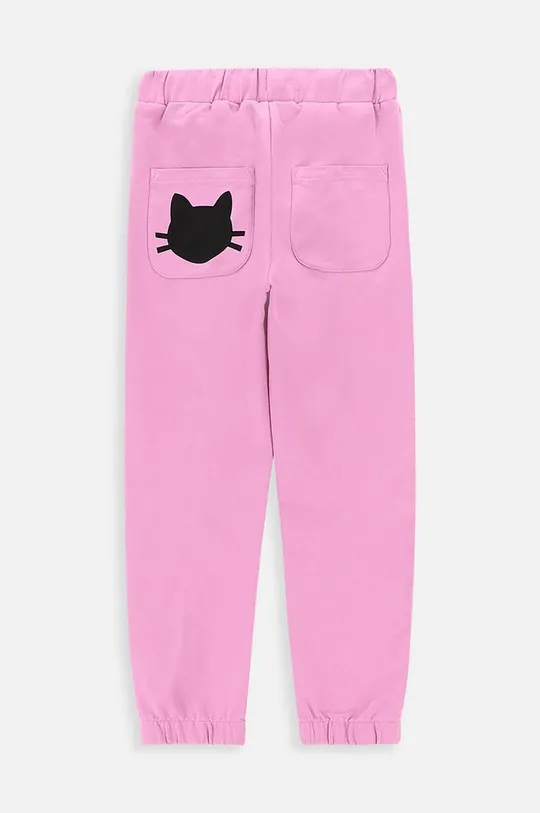 Coccodrillo spodnie dresowe dziecięce różowy