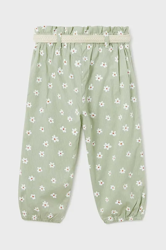 Mayoral spodnie bawełniane niemowlęce zielony
