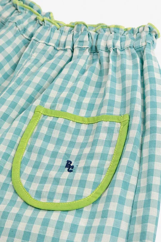 modra Otroške hlače s primesjo lanu Bobo Choses