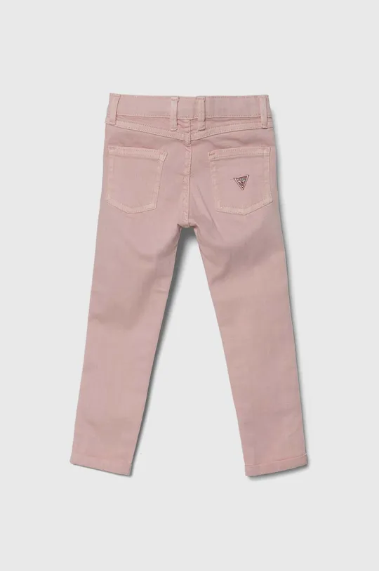 Guess jeansy dziecięce różowy