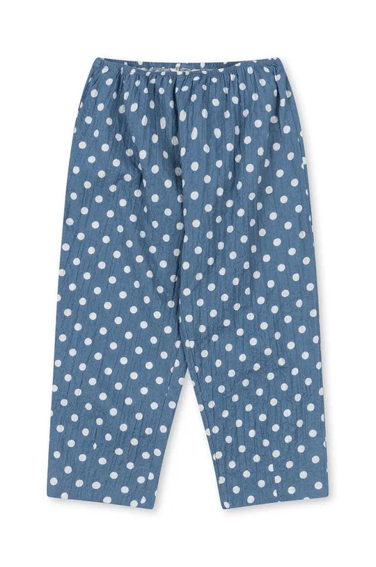 Konges Sløjd spodnie bawełniane dziecięce niebieski