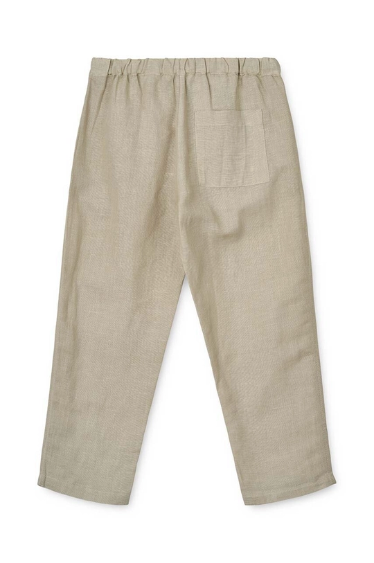 Detské nohavice s prímesou ľanu Liewood Orlando Linen Pants béžová