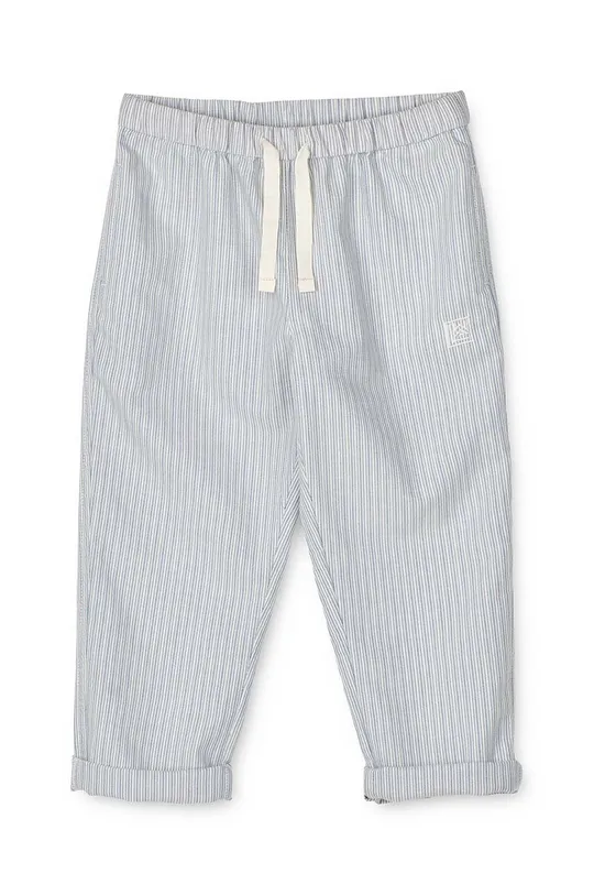 modra Otroške bombažne hlače Liewood Orlando Stripe Pants Otroški