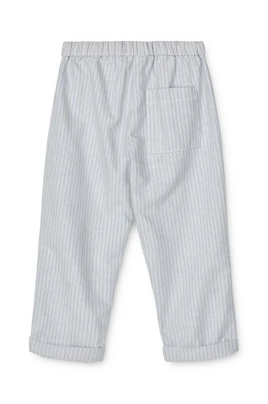 Detské bavlnené nohavice Liewood Orlando Stripe Pants modrá