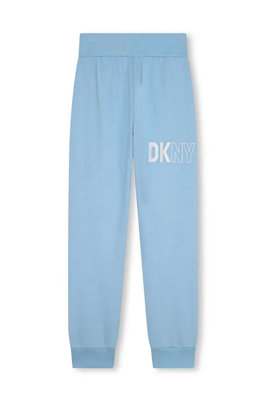 Παιδικό βαμβακερό παντελόνι Dkny μπλε