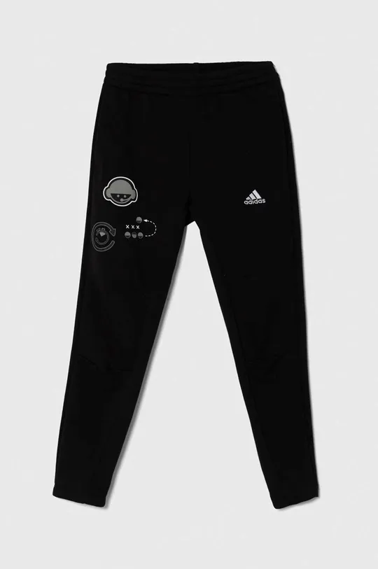 чорний Дитячі спортивні штани adidas Дитячий